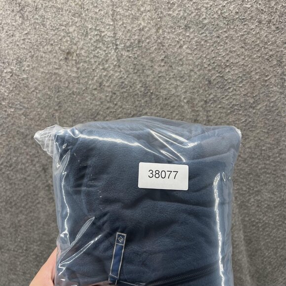 Columbia Jacket Mens XL Blue Fleece Full Zip Outdoor Hiking Warm Casual Layer - Picture 9 of 9